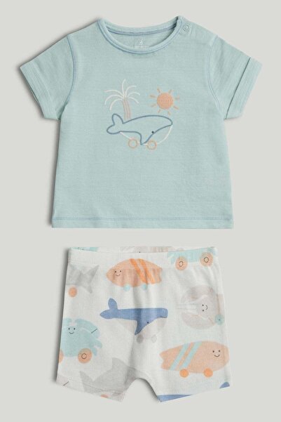 MOTHERCARE طقم تي شيرت وشورت
