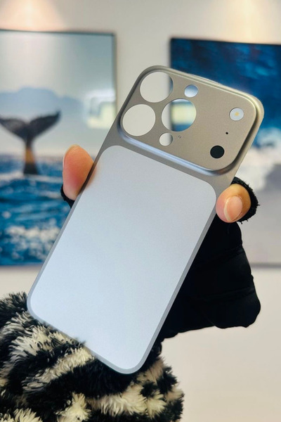 ucuzmi iPhone 15ProMax-17ProMax Dönüşüm Seti Kılıf Kapak Aslan3Pro Cam Şeffaf Soft Silikon Kapak