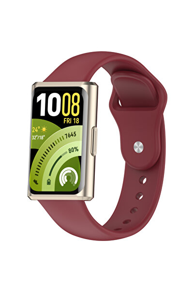 redmud teknoloji Huawei Band 11 / 11 Pro Uyumlu Klasik Yumuşak Silikon Kordon...