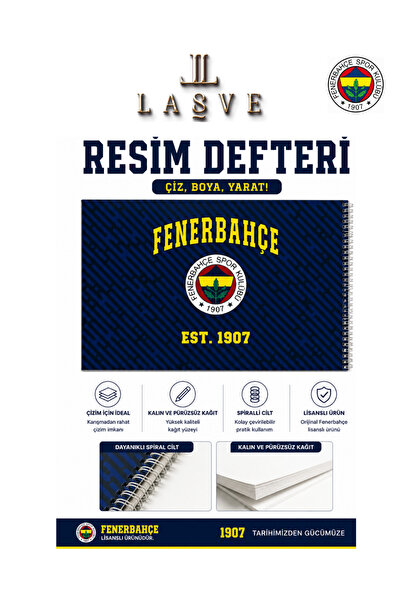 Fenerbahçe LICENCIROVANA NOVA SEZONA FB FOTO NOTEBOOK 24*34 SEKVENCIJALNA KAR...