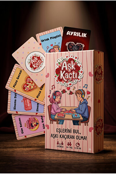 RKO Aşk Kaçtı Kart Oyunu | Eğlenceli Parti Oyunu, Çift Oyunu, Arkadaş Oyunu |...