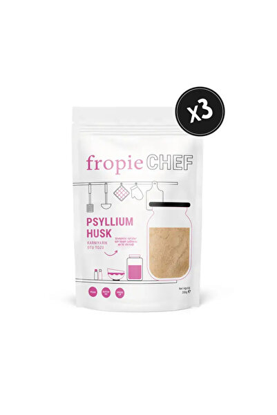 FROPİE Karnıyarık Otu Tozu (Psyllium Husk) 200gr x3 - Chef