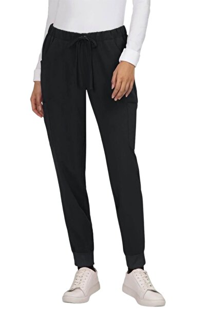 KOI Pantaloni Scrub Jogger Happiness Betsey Johnson Aster pentru Femei, Negru...