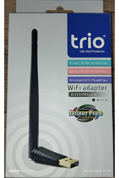 Trio TR-W114 600 Mbps USB WİRELESS ANTENLİ ADAPTÖR