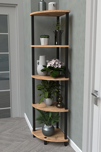 Remaks FLORA 5 RAFLI MOBLEN ÇİÇEKLİK SAKSILIK BALKON BAHÇE DEKOR RAF STAND-AT...