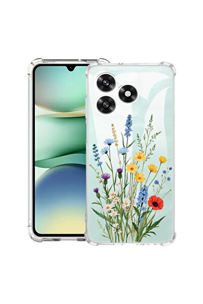 bestcase Αντικραδασμική Θήκη για Honor 400 Lite, Χαριτωμένο Ανθοδέσμη, 203862...
