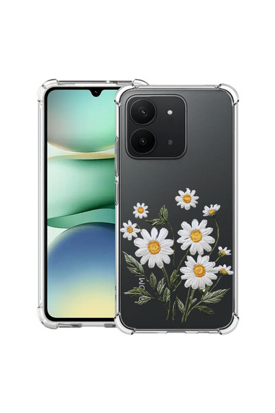 bestcase Husă Antișoc pentru Xiaomi Redmi 15C 4G (171mm), Floral - Margarete ...