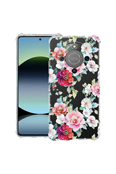 bestcase Husă Antișoc pentru Honor Magic8 Lite, Floral - Model cu camelii, 31...
