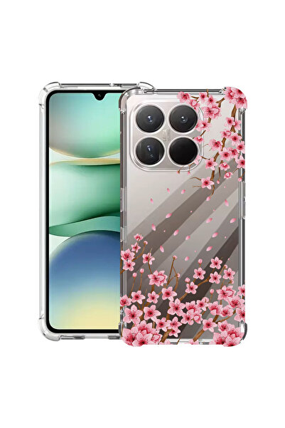 bestcase Husă Antișoc pentru Xiaomi 17, Florală - Floare de cireș roz, 209999...