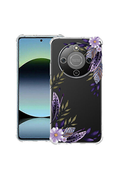 bestcase Αντικραδασμική Θήκη για Honor Magic8 Lite, Φλοράλ - Λεβάντα, 3128364...