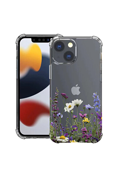 bestcase Husă Antișoc pentru Apple iPhone 15, Florală - Flori sălbatice, 1668...