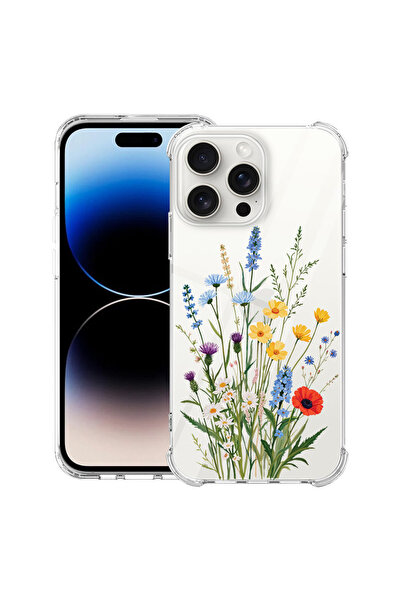 bestcase Αντικραδασμική Θήκη για Apple iPhone 14 Pro, Χαριτωμένο Ανθοδέσμη, 1...