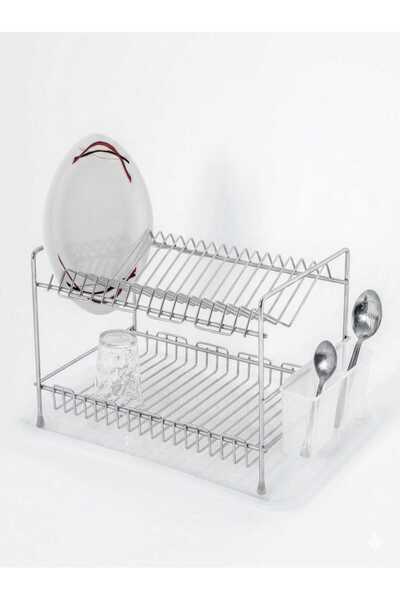 ÇAĞDAŞ Beymes Set Üstü Bardaklık Tabaklık Seti Metal