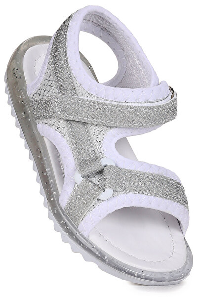 Kiko Kids Marlin Glittery Velcro Baby Girl Sandals