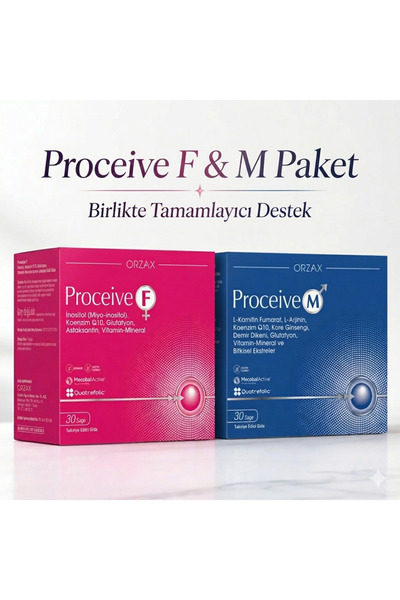 Orzax Avantaj Paketi 2'li Proceive M Saşe Proceive F Saşe
