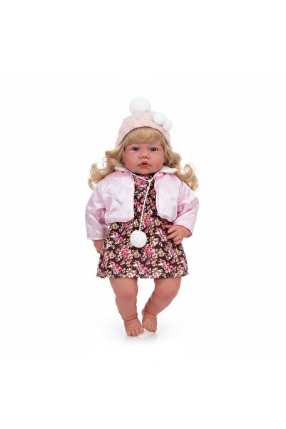 TUFY TOYS KİKİ BABY MONTLU ŞAPKALI GERÇEKÇİ OYUNCAK BEBEK