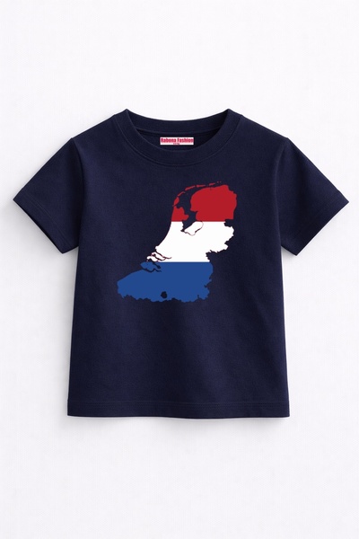 Rabona Fashion Mapa zemlje Holandije, dječja majica