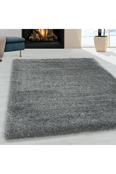 VivaDeco Covor Fluffy Gri Deschis 60x110