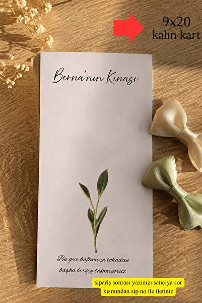 Emtory Home 20 Adet Lotus Toka Kartı - Kişisel Kart - Nişan Hediye Kartı - Ni...