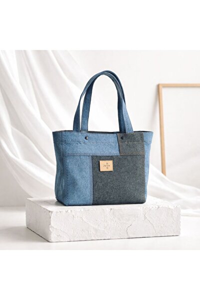 NARRATİVA ELİŞİ (TASARIM-Patchwork) KOT ÇANTA