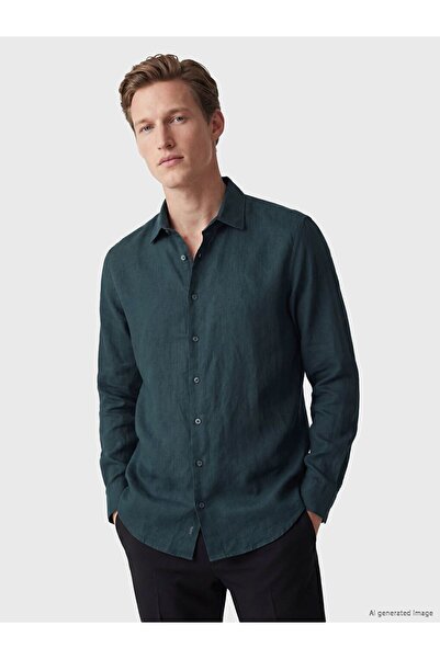 LC Waikiki Regular Fit 100% Linen Men's Shirt