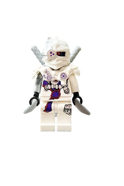 yamanS Ninja General Cryptor Beyaz Nindroid Figür Yapı Blok Oyuncak(Custom Öz...