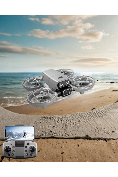 Hafk Mey İthalat® Mini Drone Fotoğraf ve Video Çekimli Optical Hover Sistemli