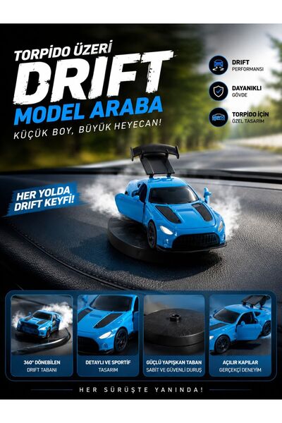 Store Araç İçi Haraketli Drift Arabası Aksesuar Metal Mazeme. Araç İçi Aksesu...