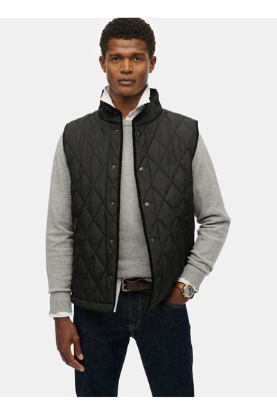 SUPERDRY Antrasit Erkek Regular Fit Baklava Yelek M5012273A-9KK