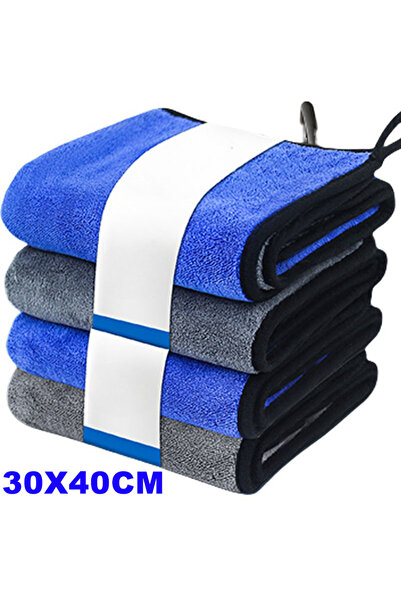 Choice 4PCS 30x40cm 1-4pcs Microfiber Car Washing Towel Soft Quick Drying Win...
