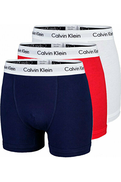 Calvin Klein Ανδρικά Μποξεράκια Ναυτικό Μπλε / Κόκκινο / Λευκό, Σετ 3 τεμαχίων