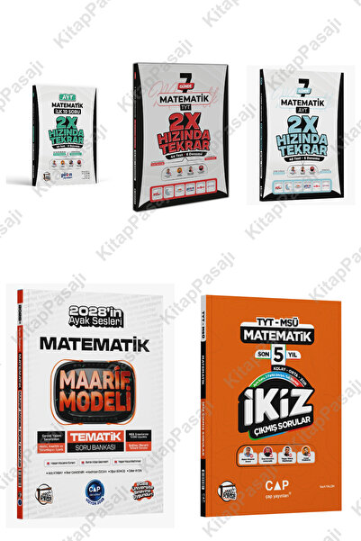 Çap Yayınları Çap Matematik Maarif Modeli TYT AYT Tematik Soru Bankası Çıkmış...