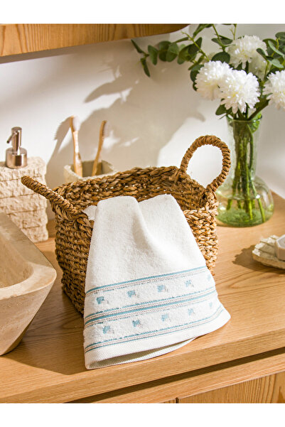 LC Waikiki Embroidered Cotton Face Towel 50x80 cm