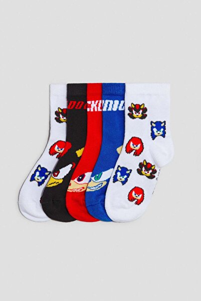 H&M 5-pack patterned socks