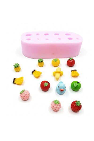 KARAKIZ Mini Objeler Silikon Kalıp 1x1.5 Cm