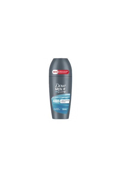 Dove Men+Care Clean Comfort Deodorant Antiperspirant Roll-On 50ml