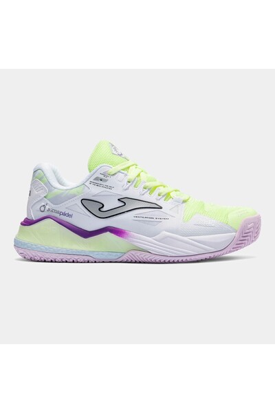 Joma TSPILS2628OM Spin Kadın Padel Ayakkabısı Sarı/Mor