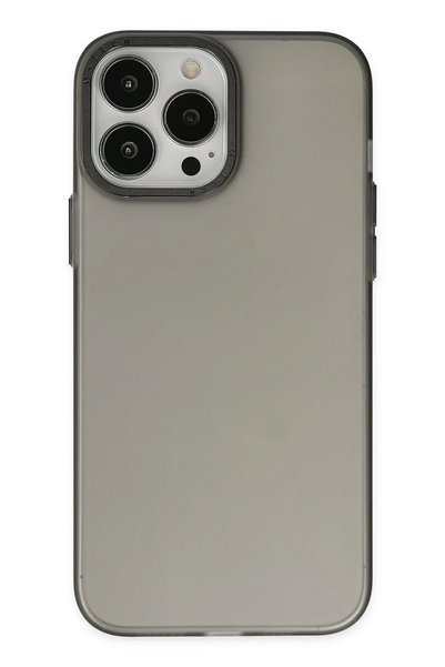 New Face ILKESHOP غطاء معدني جديد لهاتف iPhone 14 Pro (185023) - أسود