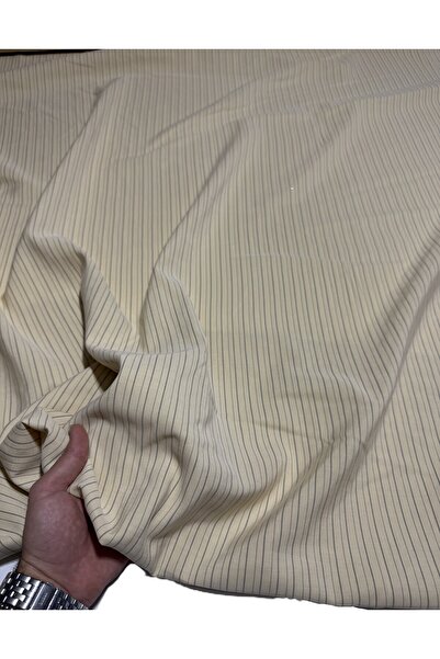 BURSA KUMAŞTAN Premium Tencel Cupro Striped Fabric Width 140 cm Soft and Flowing