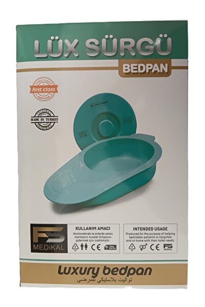 Medikoline Sürgü (Bedpan) – Kapaklı Ortopedik Hasta Sürgüsü
