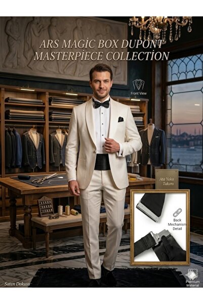 Ars Magic Box ARS DUPONT ÖZEL TASARIM LÜKS SEKMEN KUŞAT TAKIMI 4 PARÇA ÇİÇEK ...