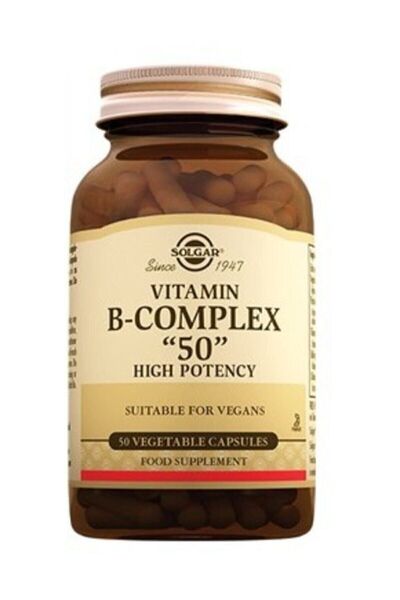 Solgar Vitamin B- Complex-50 Food Supplement 50 Capsules