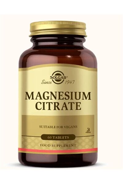 Solgar Magnesium Citrate 60 Tabs