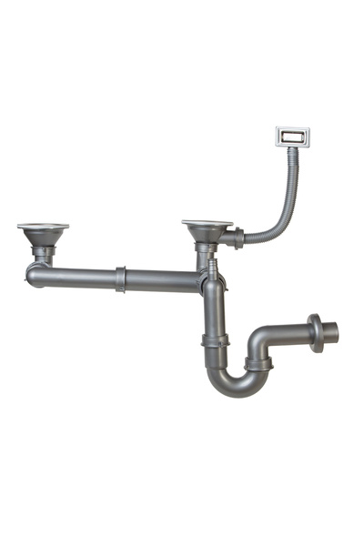 Bakımay S-730-KK BÜYÜK GİDERLİ ÇİFTLİ KÜVET TAŞMALI KARE KAPAKLI SİFON TEKA F...