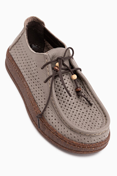 Limoya Abida Genuine Leather Mink Loafer Women's Casual Shoes