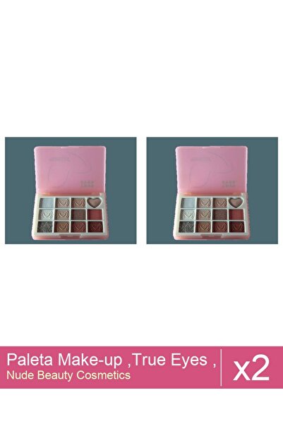 Makeup Set 2x Paleta Make-up ,True Eyes , Nr 02