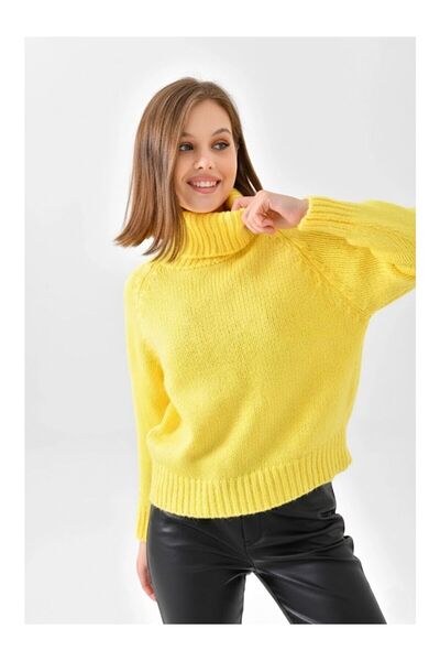 LC Waikiki Nevavm Women's Turtleneck Camisole Knitwear Sweater with a Difference