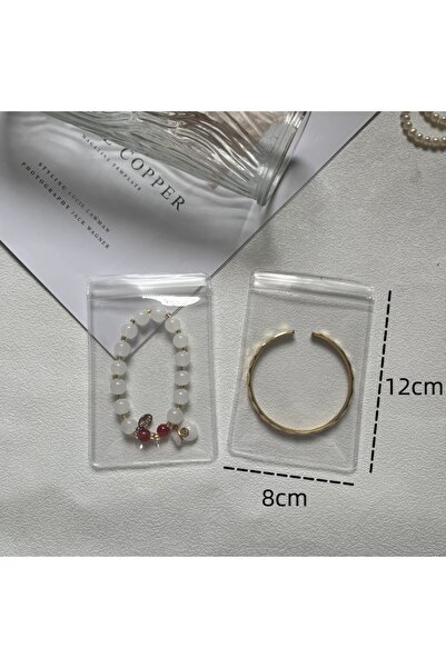 Choice3 50PCS 8x12cm 100/50pcs Ziplock Bags Transparent PVC Jewelry Pouches B...