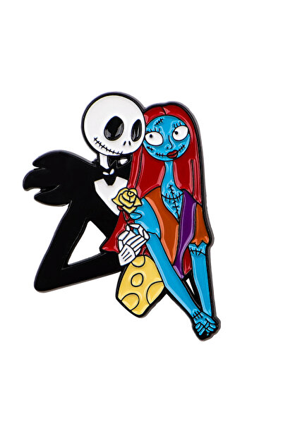 Choice17 7 Movie Skeleton Enamel Pin Horror Brooch For Coat Women's Brooches ...