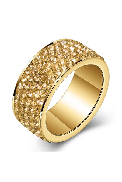 Choice9 7 GOLD Gold Crystal Jewelry Wholesale Gold Color Stainless Steel Crys...